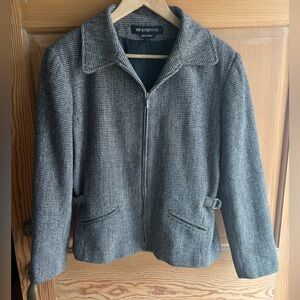 Wool Blend Black and White Blazer size Medium